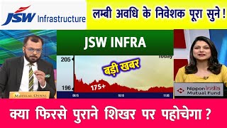 JSW Infra Share Latest News: JSW Infra Share Latest News Today, JSW Infra Share News | JSW Infra