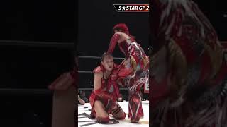 【女子プロレス】朱里 vs 彩羽匠！激し過ぎる攻防！【スターダム】#shorts