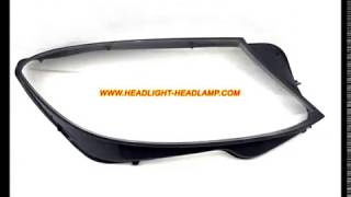 Mercedes S-Class W222 Headlight Lens Cover LED Headlamp Plastic Lenses Covers Replacement