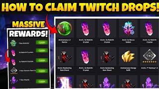 MASSIVE FREE REWARDS & HOW TO GET TWITCH DROP REWARDS | MCOC