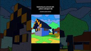 Part 36 | Python Turtle drawing | #python #pythonprogramming #coding #minecraft #digitalart