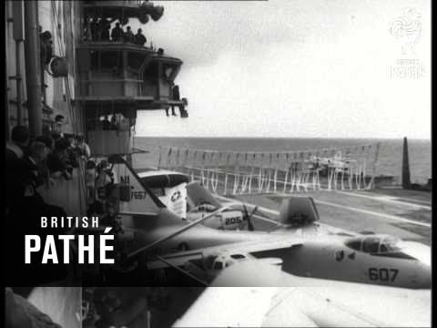 Crash landing on a carrier (1963)