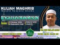 LiVe@MSU 📹 KULIAH MAGHRIB | 18 RABIULAKHIR 1446H / ISNIN 21 OKTOBER 2024