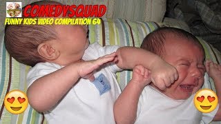 Twins Baby Fighting # Funny Kids Video Compilation 64