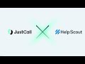 product demo video justcall x helpscout 2d explainer video ui animation in after effects