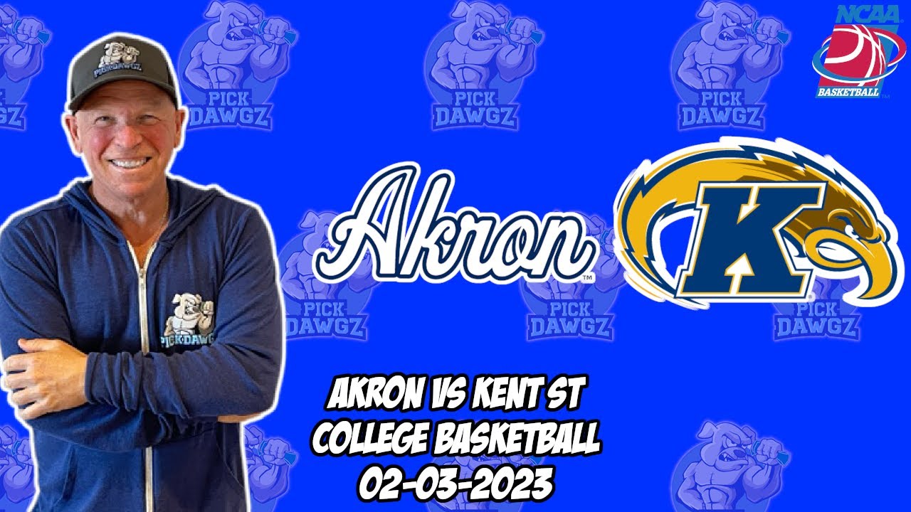 Akron Vs Kent State 2/3/23 College Basketball Free Pick CBB Betting ...