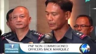 NewsLife: PNP non-commissioned officers back Marquez  || July 17, 2015