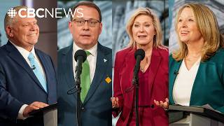 The Ontario leaders' debate in 3 minutes