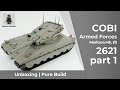 COBI Armed Forces | 2621 --- Merkava Mk. I/II --- unboxing and pure build --- part 1