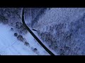 白馬雪景色｜空撮｜４k