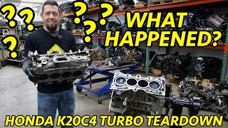 Why Did A Shop Replace This BAD  2019 Honda Accord 2.0L Turbo Engine? K20C4 Teardown At JUST 94K!