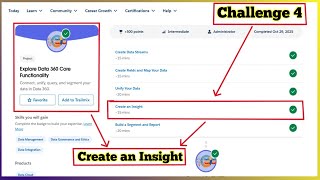 Create an Insight | Explore Data 360 Core Functionality | Challenge 4