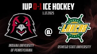 IUP @ Oswego State University 1.17.2025