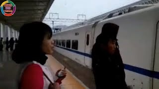 200kph to 300Kph Hi Speed Train Journey | High Speed bullet Train in China