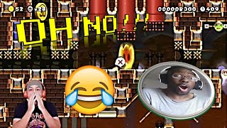 TAKING A BREAK FROM YOUTUBE AFTER THIS ONE.. [SUPER MARIO MAKER 2] [#93]!  REACTION!!!