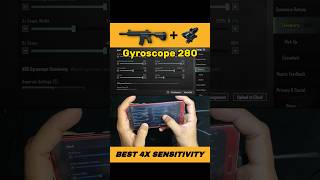 🔥 4X Zero Recoil sensitivity | 4x no Recoil Spray | 4x Zero Recoil Sensitivity with Gyroscope