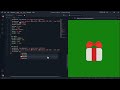 build a gift box in your website using html and css animated gift box christmas