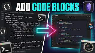 Add Code Blocks in Obsidian [Simplified]