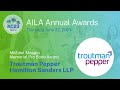 Troutman Pepper Hamilton Sanders LLP Accepts Michael Maggio Memorial Pro Bono Award