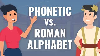 Phonetic vs  Roman Alphabet