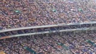 Japanese Baseball - Tokyo Dome - Giants fans cheer after a run