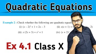 Example 2 Chapter 4 (Quadratic Equation) Class 10th Math | By Rajeev