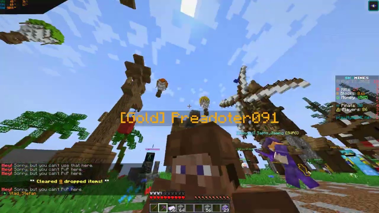 Public Skymines Server 1 19 Cracked Minecraft Youtube