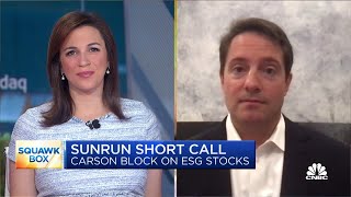 Muddy Waters shorts Sunrun, says the company is built on 'shaky pillars'