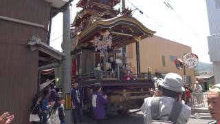 2016年垂井曳やま祭り紫雲閣の芸。