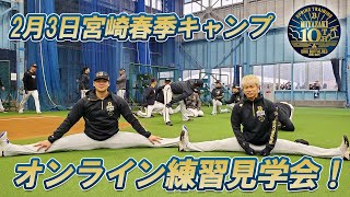 【生配信】2月3日宮崎春季キャンプ