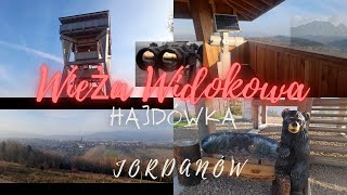 Wieża widokowa Hajdówka w Jordanowie, piękne widoki na Tatry....