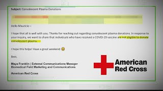 VERIFY: You can donate blood, but not plasma, after getting COVID-19 vaccine