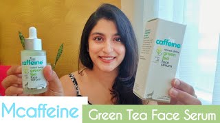 Mcaffeine Green Tea Face Serum Review | Mcaffeine Products Review | 15 Days use *NON SPONSORED*