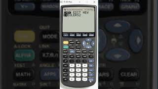 TI-84: Euler's Method Program 2