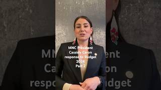 MNC President Cassidy Caron response to Budget 2024 Part 2 #metis