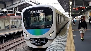 西武新宿線30000系38810F各駅停車上石神井駅行き鷺ノ宮駅到着(2023/6/7)