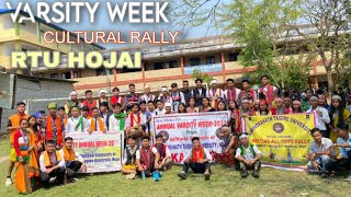 cultural rally in RTU Hojai// varsity week 2023//Hojai assam