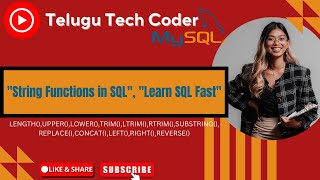 Master SQL String Functions | Practical Tutorial for Job Seekers