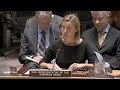 Mogherini asks UN Security Council to back EU migrants plan