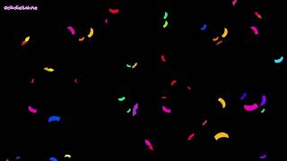 1 Hour TV Background Flying colorful confetti | confetti Background | Wallpaper |Animated#background