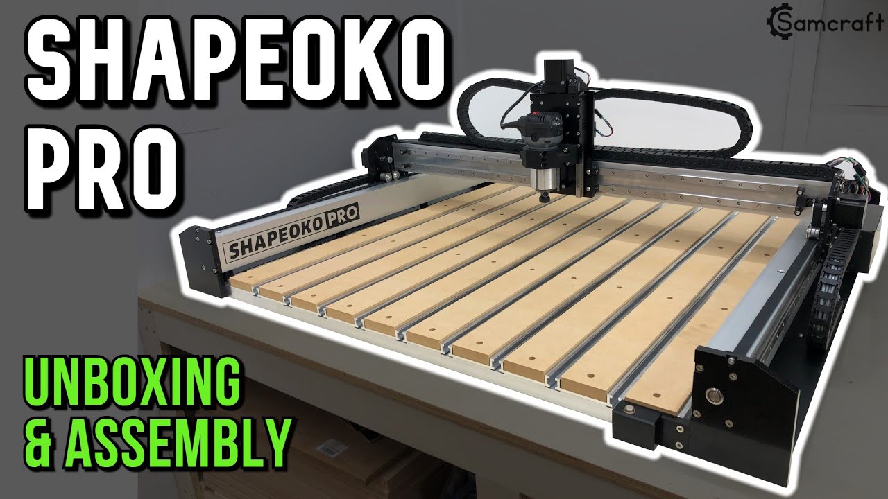 Shapeoko Pro Unboxing And Assembly Cnc Woodworking Cnc Router Youtube