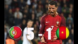 Portugal vs Cameroon 5-1 Highlights and Goal