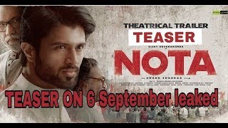 Nota trailer leaked || official trailer of nota || sep 5 2018|| by SS tony creations