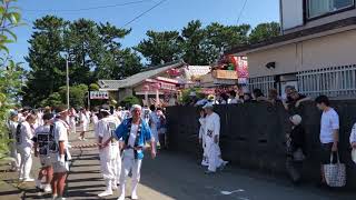 住吉神社祭典2019 8/4 千秋楽　西浜＆東浜御仮屋出発