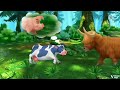 zombie mammoth vs giant magic yak save cartoon animation vs. cows bulls saved by magic yak stories