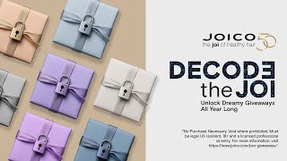 Decode the Joi: Unlock Dreamy Giveaways All Year Long