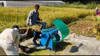 Pedal Operated Paddy Thresher (ପଦ ଚାଳିତ ଧାନ ଅମଳ ଯନ୍ତ୍ର)