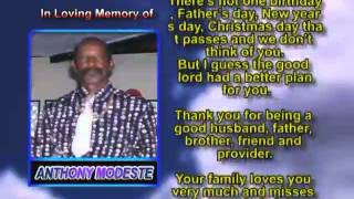 Anthony Modeste memorial