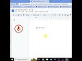 How To Do Voice typing on Google Docs with your Laptop
