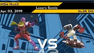 [Smash Ultimate] Xeno155 (L.Semis) - NSM NickC vs Ho3K Dill